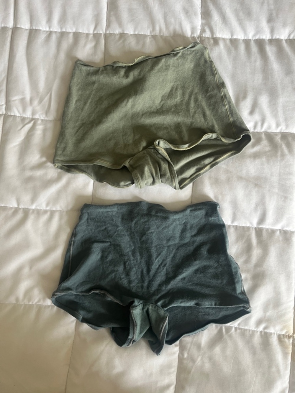Set of 2 Skims Cotton Jersey Boyshorts, Mineral & Kyanite (M)